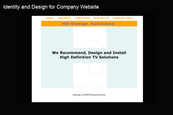 HD Design Website