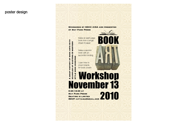 book arts poster